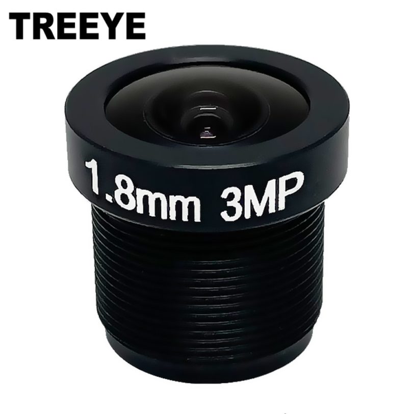 1.8mm 3MP CCTV Lens Fisheye IR M12 CCTV Camera Lens 3Megapixel HD For HD IP Camera 180D Wide Viewing Angle F2.0 2.8mm 3.6mm