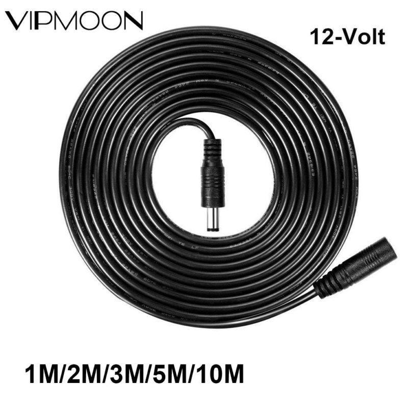 12V DC Extension Cable 5.5*2.1mm Male Female Power Cord 1m 2m 3m 5M 10M DC connector For LED Strip Light Adapter CCTV Camera