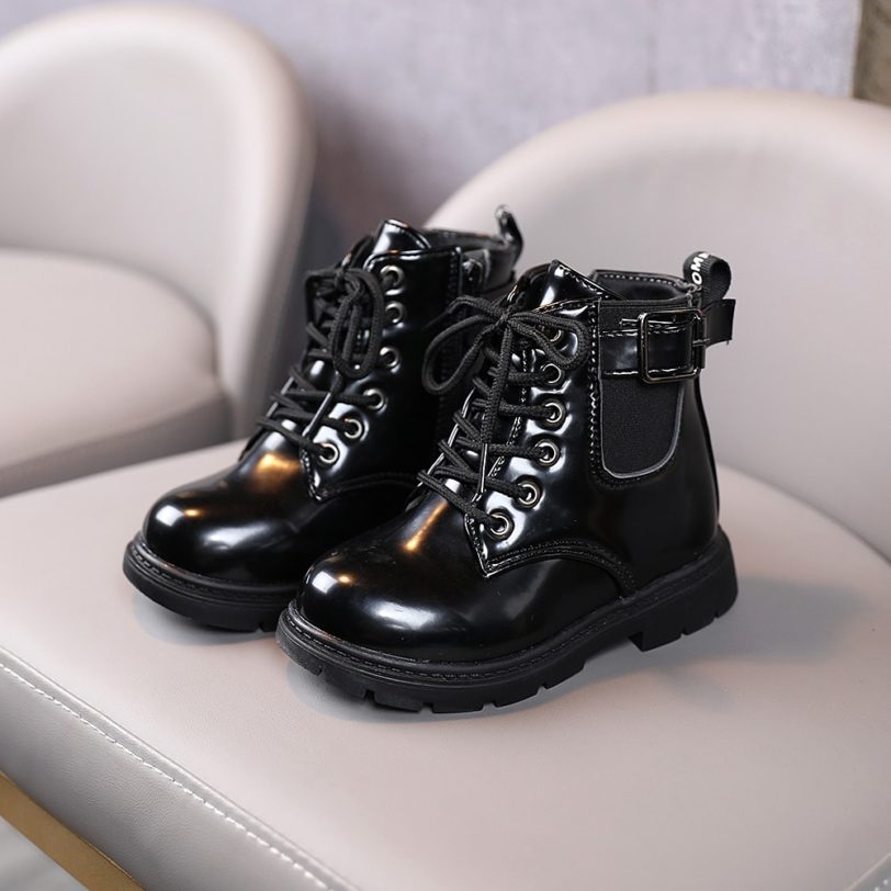 2020 winter new arrivals girls boots shoes fashion flat with kids children's boots size 21-30 boys shorts boots baby shoes