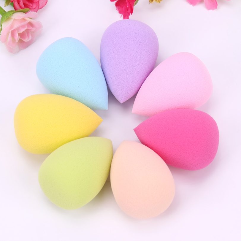 3PCS Mini Beauty Soft Makeup Sponge Puff Face Nose Facial Foundation Base Liquid Powder Blending Water Drop Shape Cosmetic Tool