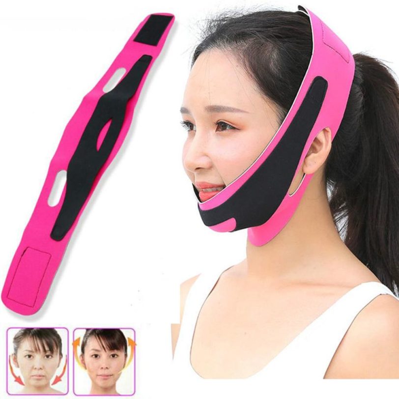 Face V Shaper Facial Slimming Bandage Lift Up Belt Shape Papada Lift Reduce Double Chin Face Thining Band Massage Beauty Health