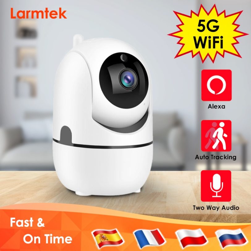 IP Camera 5G WiFi Baby Monitor 1080P Mini Indoor CCTV Security Camera AI Tracking Two Way