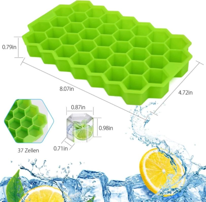 Ice Cube Maker Silicones Ice Mould Honeycomb Ice Cube Tray Magnum Silicone Mold Forms Food Grade Mold for Whiskey Cocktail