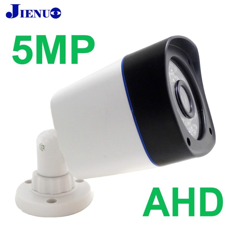 JIENUO AHD Camera HD 5MP 4MP 1080P Outdoor Waterproof High Definition CCTV Security Surveillance Infrared Night