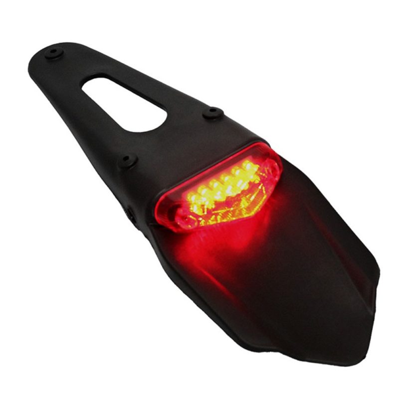 Motorcycle LED Tail Light Rear Stop Brake Lamp Universal for Enduro CR EXC WRF 250 400 426 450