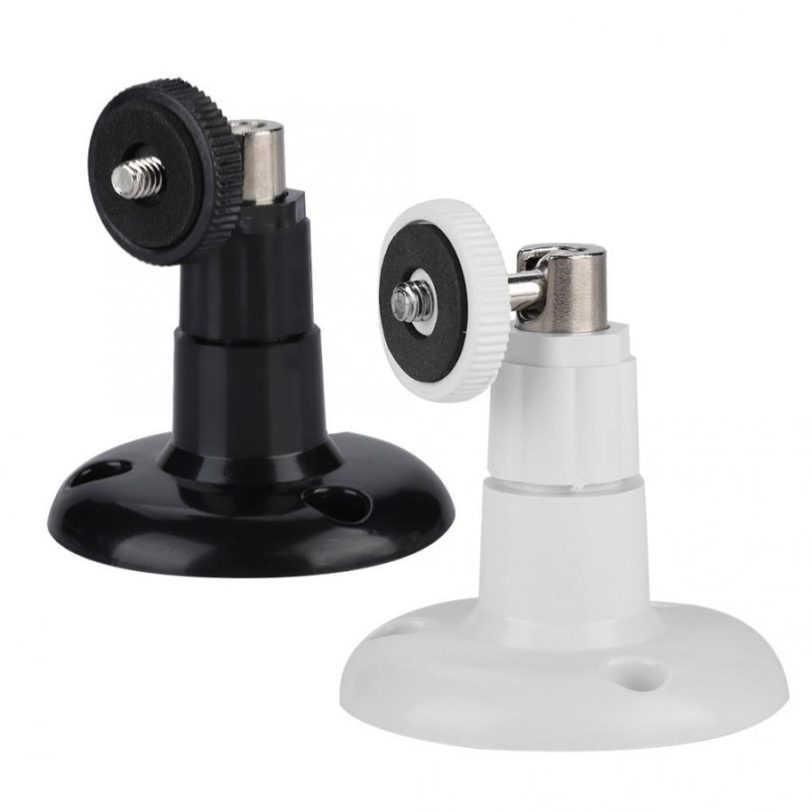 Portable Mini Surveillance CCTV Camera Stand Wall Mount Bracket 360 Degree Rotatable Camera Support Stand Cam