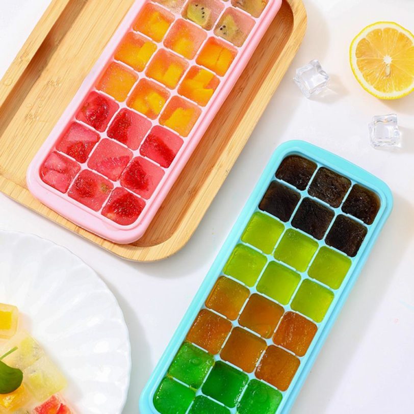 Silicone Mold Removable Lid Mold Silicone Honeycomb Ice Cube Tray for DIY Dessert Silicone Mold