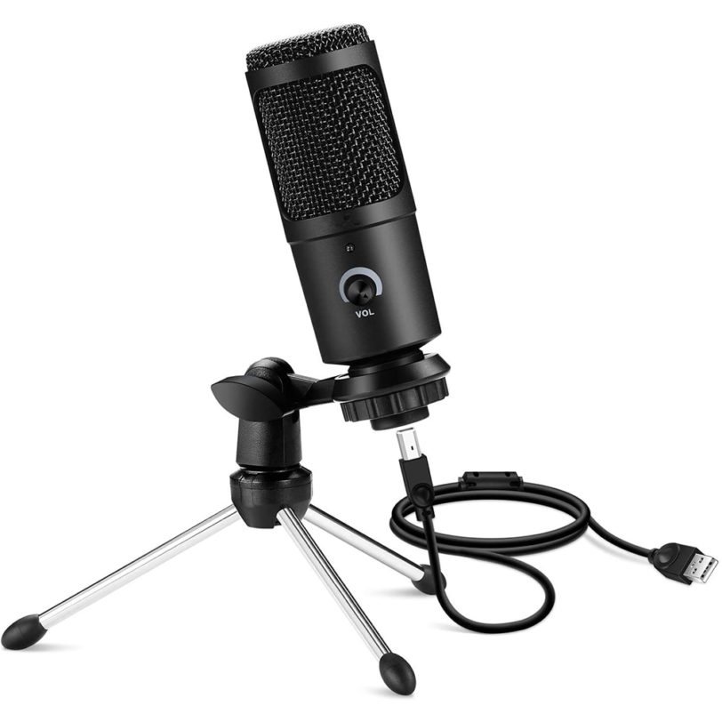 USB Microphone Professional Condenser Microphones For PC Computer Laptop Recording Studio Singing Gaming Streaming Mikrofon