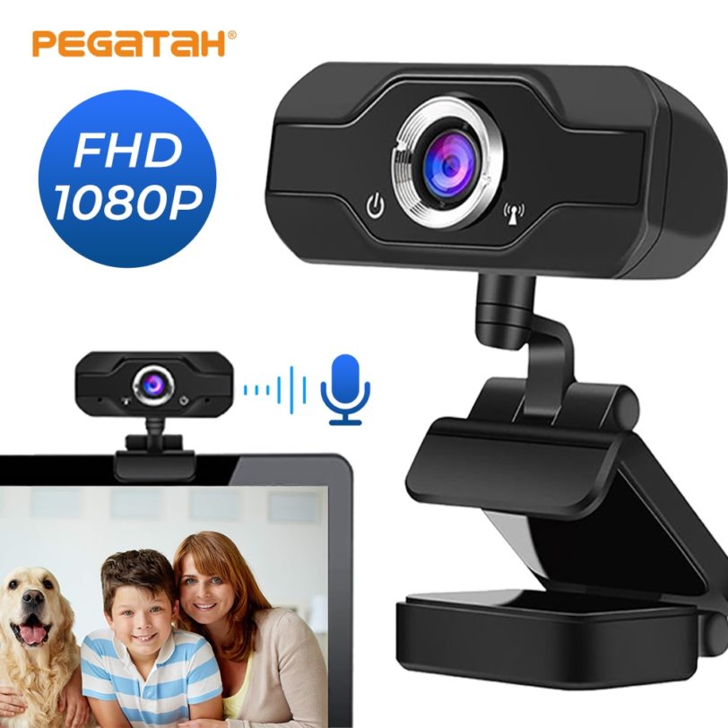 Web cam webcam 1080p full hd for pc computer laptop usb webcamera with microphone for Video Calling Conference Work Live