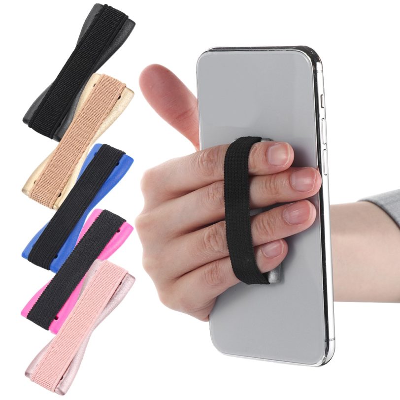 1PC Universal Phone Back sticker Sling Phone Bandage Holder Strap Bracket Elasticity Finger Grip Selfie Strap Sling Phone Holder