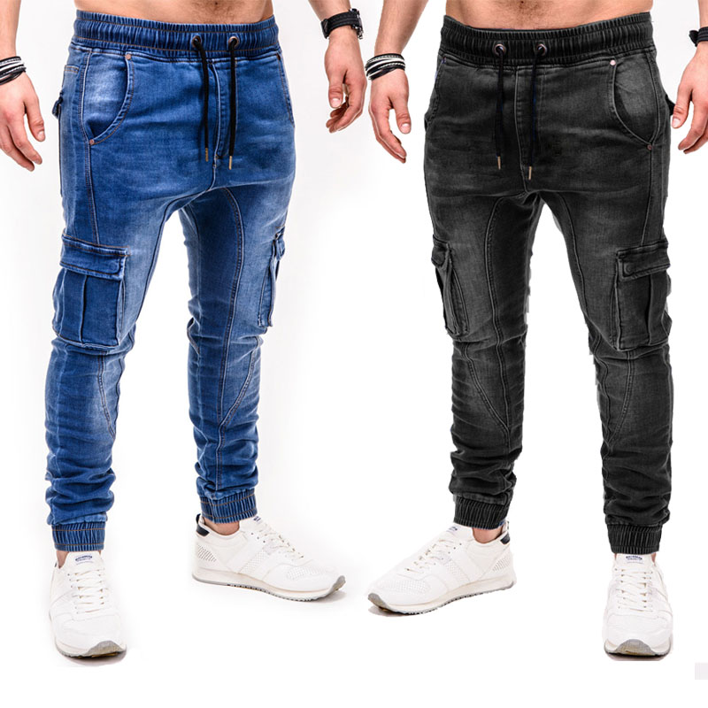 2020 Autumn Winter New Men s Stretch fit Jeans Business Casual Classic Style Fashion Denim Trousers