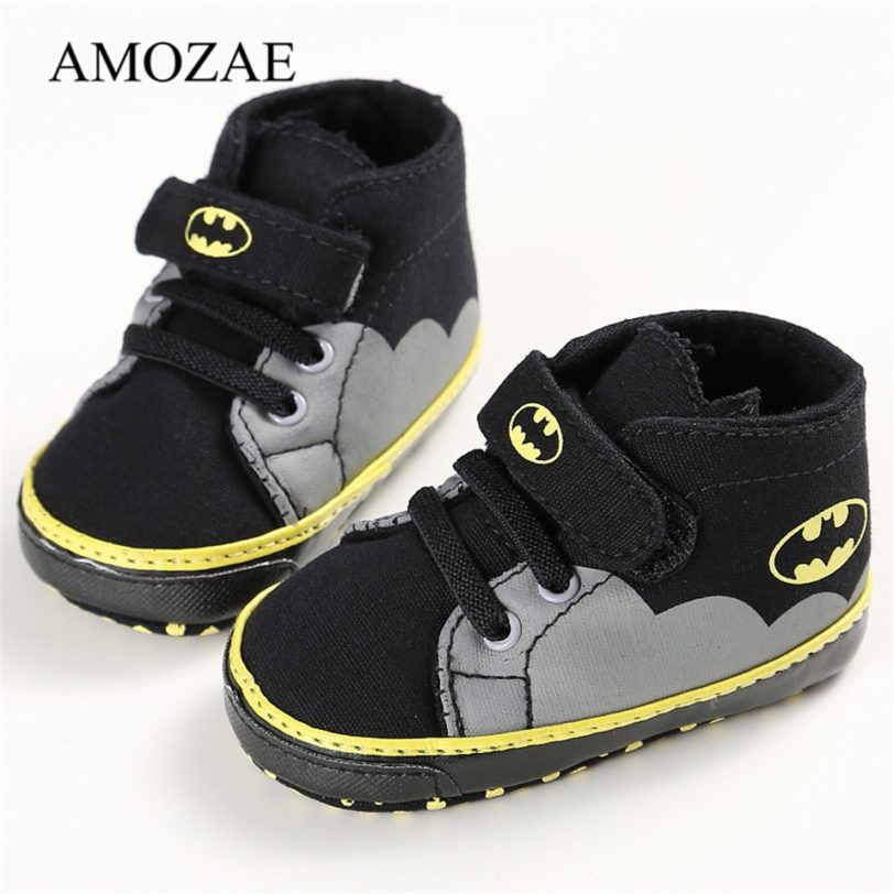 2021 Baby Boys Fashion Sneakers Print Cartoon Pattern Soft Sole First Walkers Infant Toddler Indoor Shoes For 0-18M