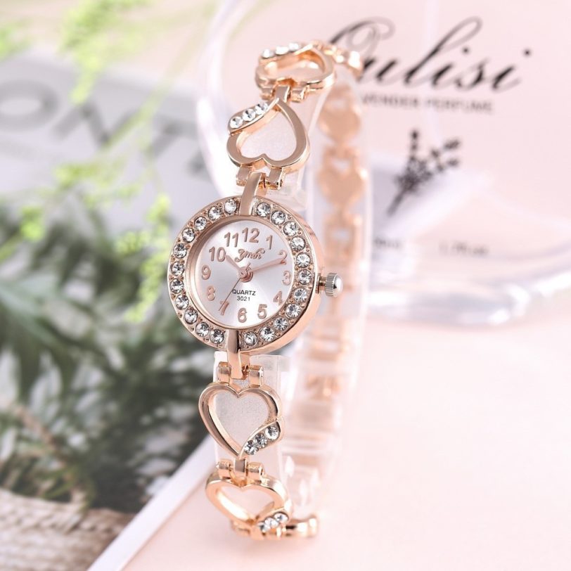 2021 Brand Luxury Bracelet Watch Women Watches Rose Gold Women's Watches Diamond Ladies Watch Clock Relogio Feminino Reloj Mujer