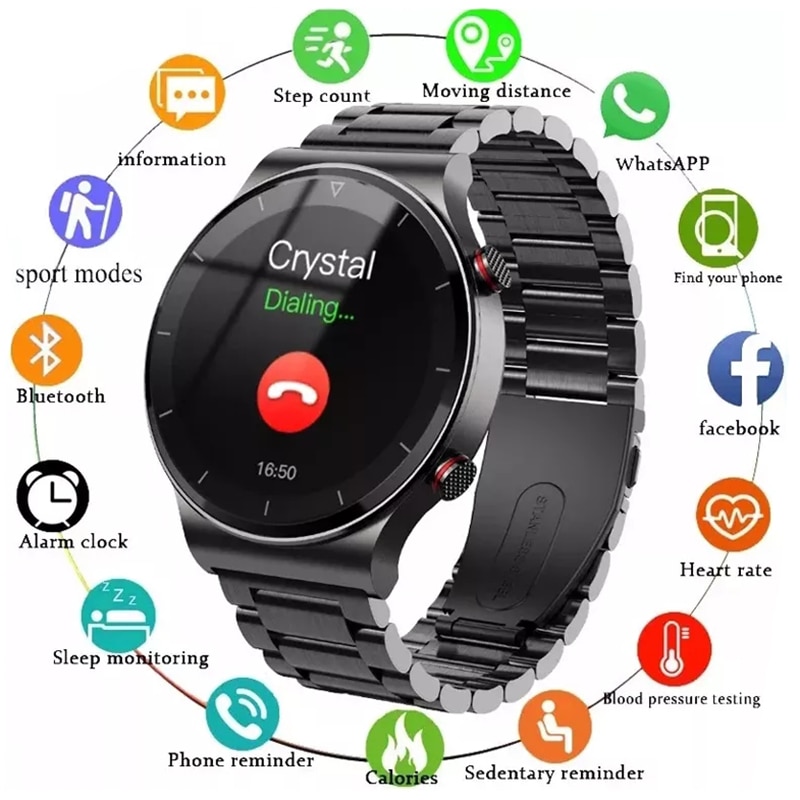 2021 Smart Watch Men Watches Heart Rate Monitor Bluetooth Call TWS Headset Music Sports Smartwatch For