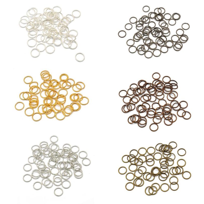 3-20mm Single Open Jump Rings Split Rings Connectors For Diy Jewelry Making Handmade Necklace Bracelet Earring Accessories