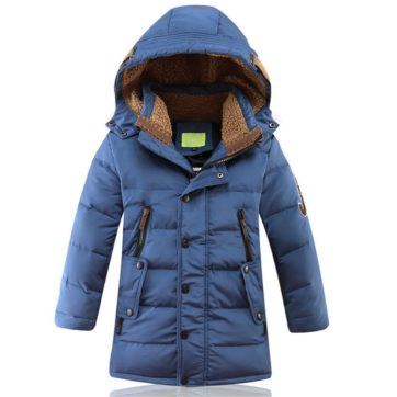 30 Degree Russia Winter Kids Duck Down Jacket Children Thicken Warm Outerwear Coat For Teens
