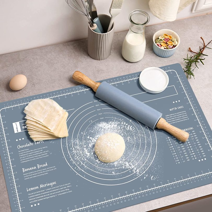 40x60cm Extra Large Baking Mat Silicone Pad Sheet Baking Mat for Rolling Dough Pizza Dough Non-Stick Maker Holder Kitchen Tools