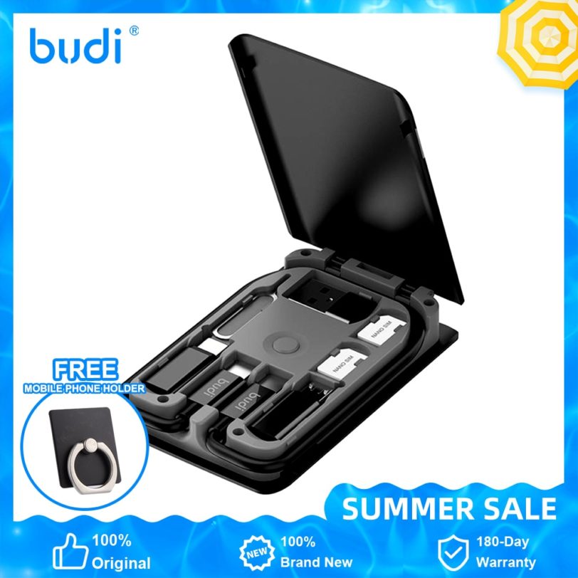 BUDI official Multi function Smart Adapter Card Storage Data Cable USB Box Card Reade Universal Wireless
