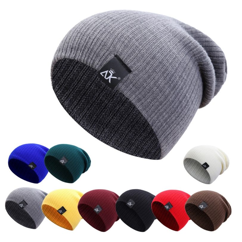 COKK Knitted Beanie Women's Hat Winter Men Skullies Beanies Warm Casual Slouchy Hat Crochet Beanie Hat Female Baggy Cap Cheap