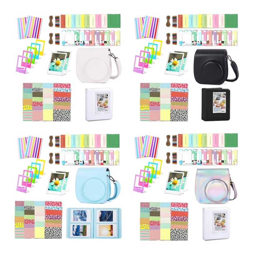 Camera Accessories Kit Case Album Photo Frames Stickers Shoulder Bag Protector Cover Case for Fujifilm Instax Mini 11