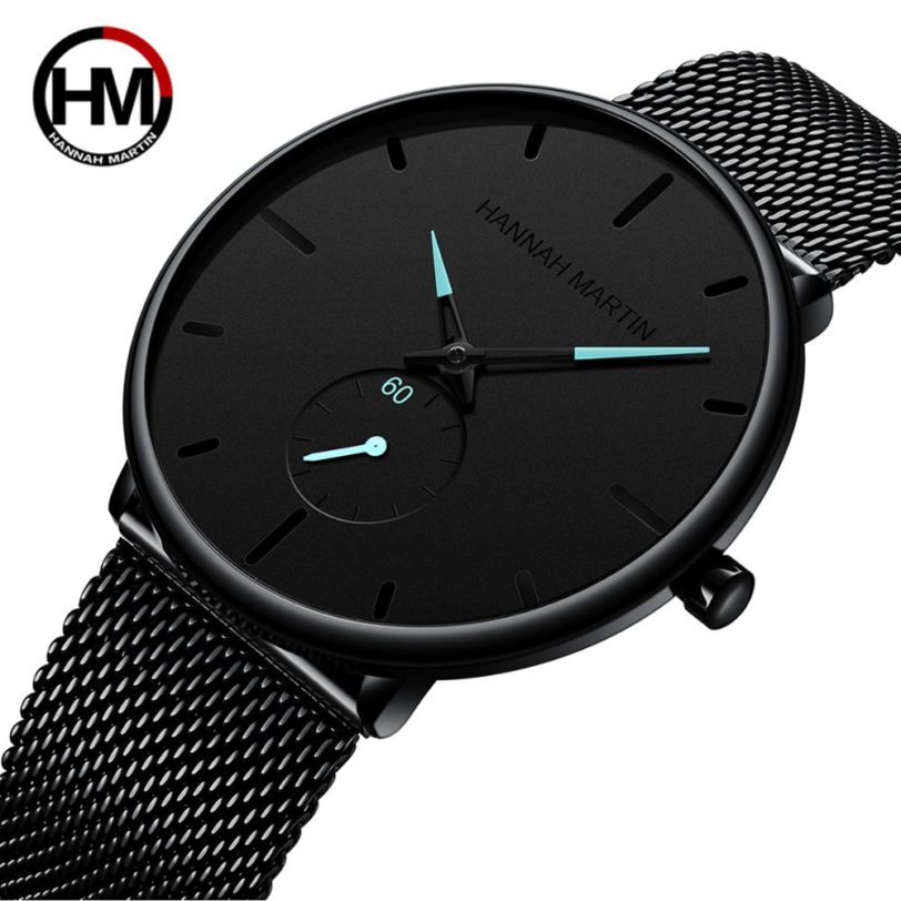 Dropship Fashion Simple Design Waterproof Stainless Steel Mesh Small Dial Men Watches Top Brand luxury Quartz relogio masculino