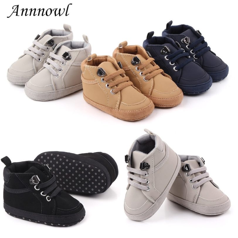 Fashion Brand New Baby Boy Shoes Infant Tenis Newborn Footwear Anti-skip Soft Sole Sneakers First Walkers Step Toddler Shoes