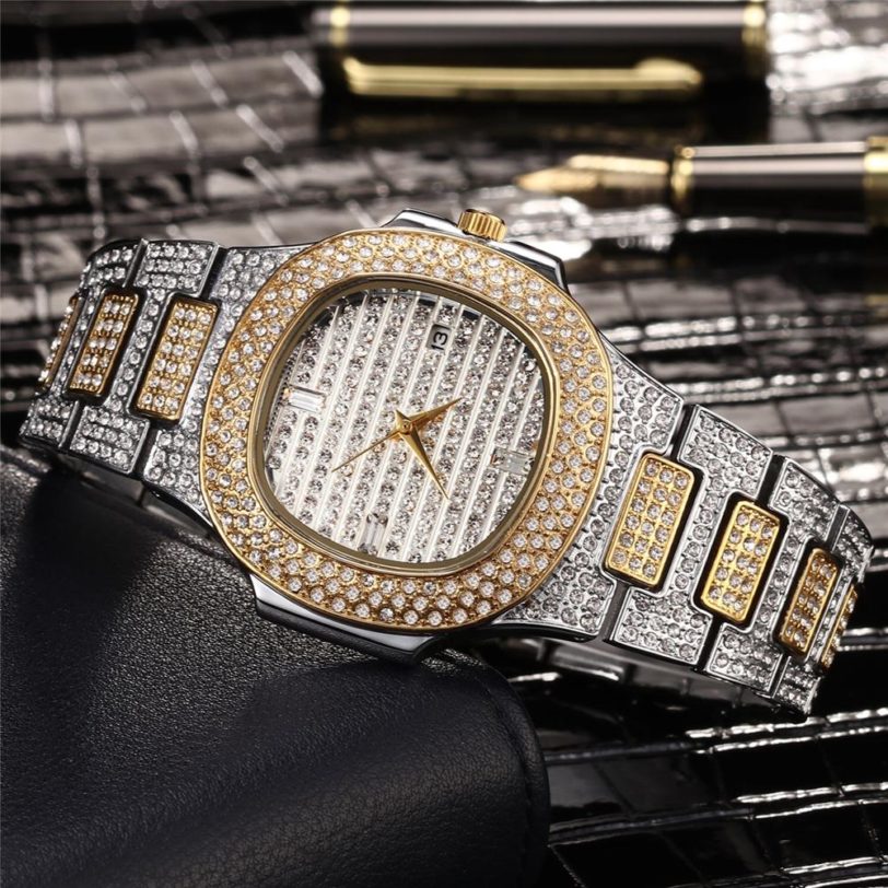 Fashion Wrist Watches For Unisex Gold Bracelet Brand Luxury Female Watch 2020 Waterproof Large Fashion Patek Quartz Wristwatch