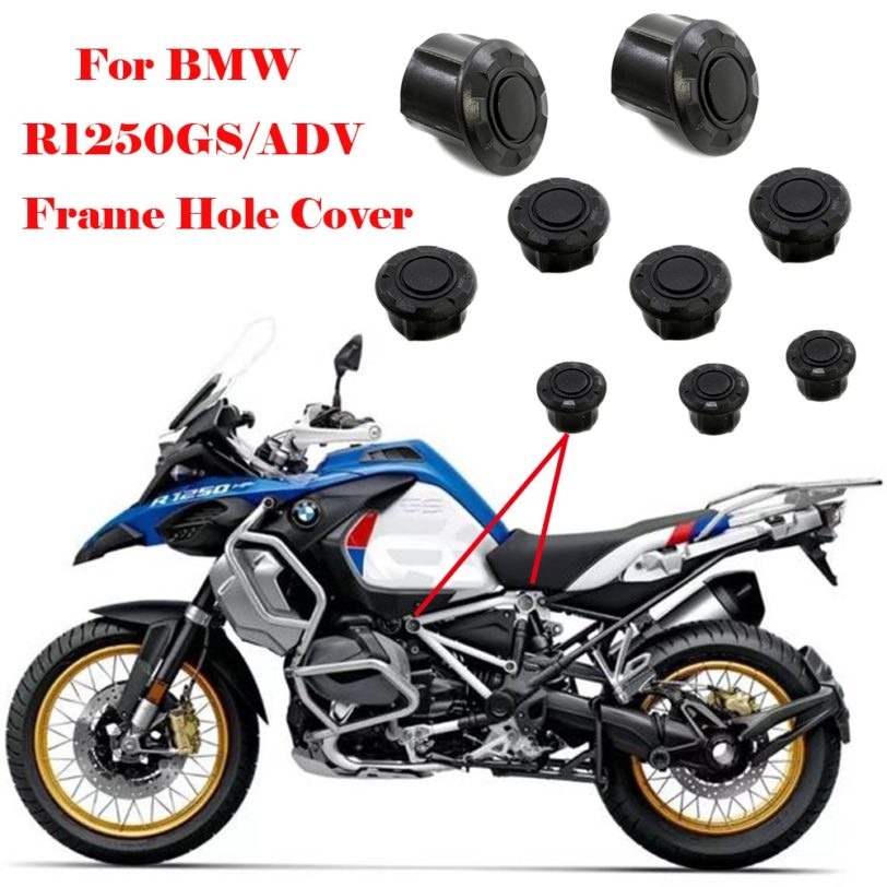 For BMW R1250GS LC R1250GS R1200GS Adventure adv 2019 Frame Hole Cover Caps Plug Decorative Frame Cap Set Motorcycle Accessories