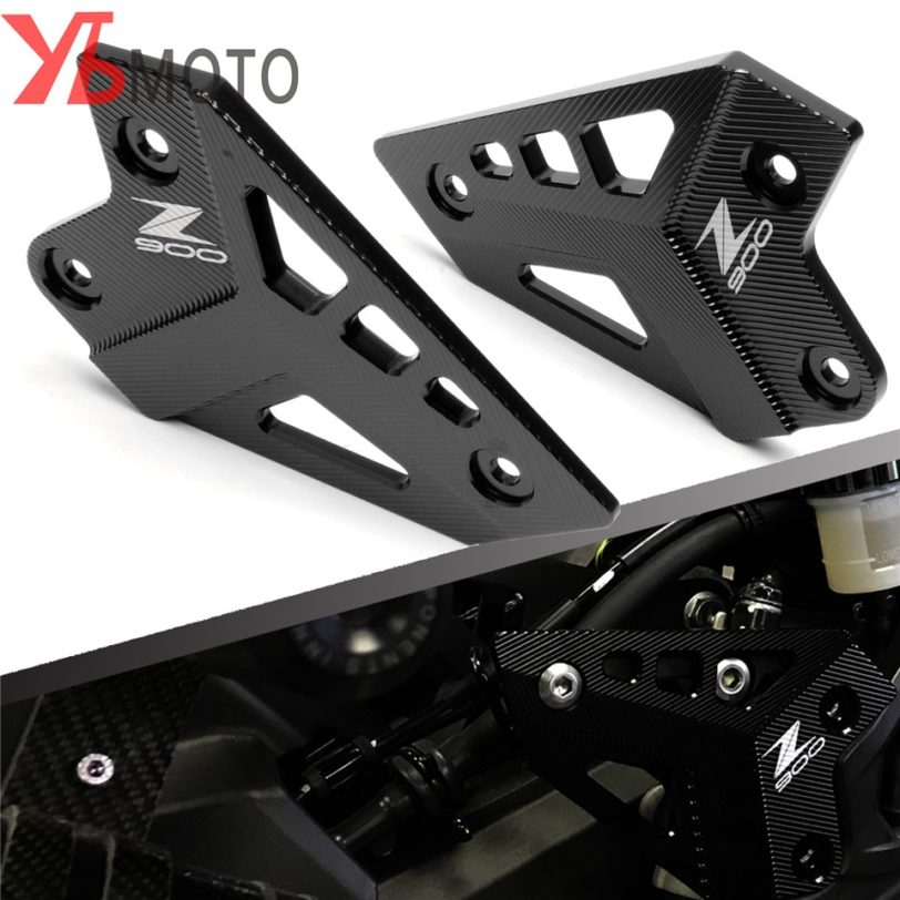 For Kawasaki Z900 2017 2018 2019 2020 Foot Peg Heel Protection Protective Film Mount Heel Guard Protector Motorcycle Accessories