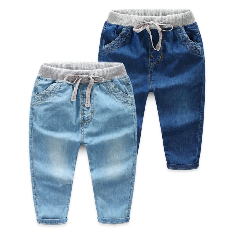 IENENS Summer Kids Clothes Boys Jeans Pants Baby Toddler Girl's Denim Clothing Trousers Children Bottoms 2 3 4 5 6 7 Years