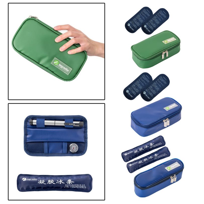 Insulin Cooler Bag Portable Insulated Diabetic Insulin Travel Case Cooler Box Aluminum Foil ice Bag with