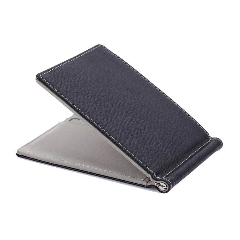 Men Bifold Business Leather Wallet luxury brand famous ID Credit Card visiting cards wallet magic Money