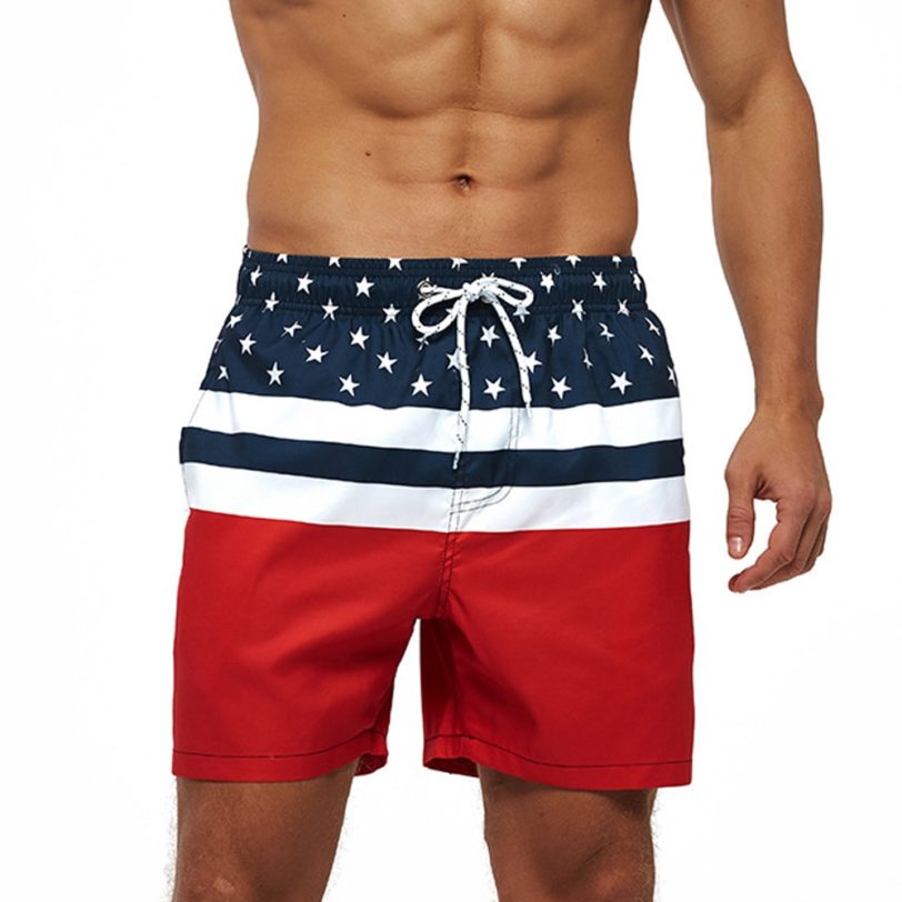 Men's sport running beach Short board pants gym Hot sell swim trunk pants Quick-drying movement surfing shorts Swimwear for Male