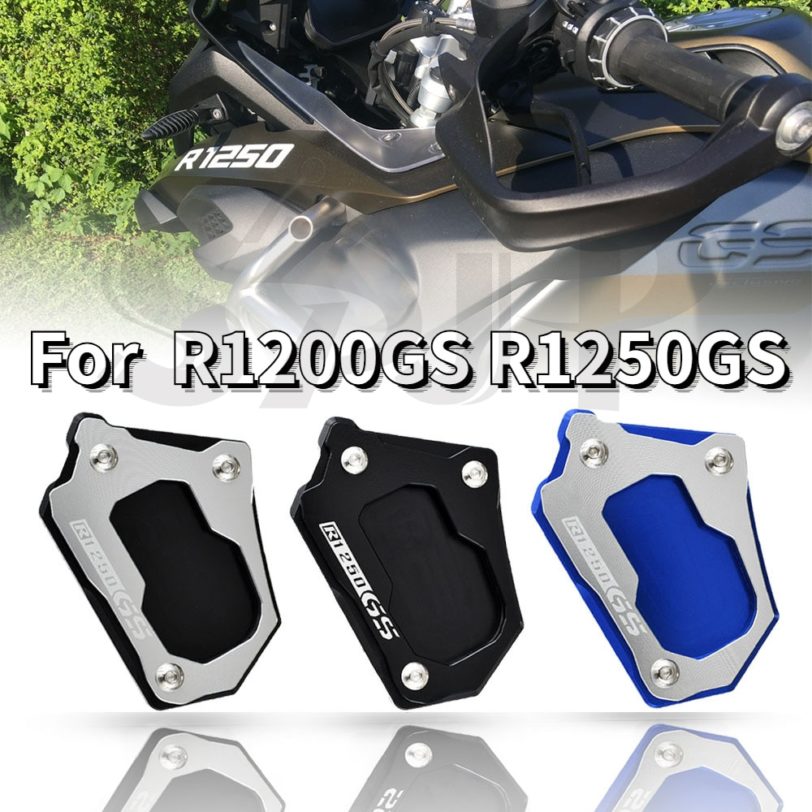 Motorcycle Accessories Kickstand Side Stand Extension Foot Pad Support For BMW R1200GS Adv R1250GS Adventure R1200