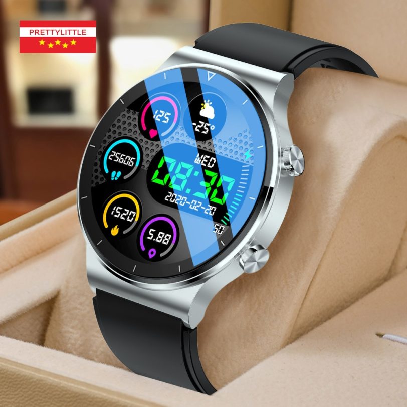 NUOBO 2021 New Smart Watch Men Bluetooth Call Heart Rate Blood Pressure Sports IP68 Waterproof Smartwatch for Android IOS Phone