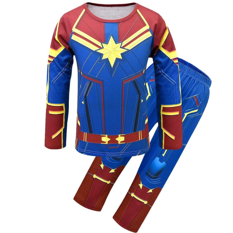 New Kids pijamas Girls Shazam Captain clothes boy christmas Cosplay pajamas Costumes kids Children Pyjamas Pjs sets shorties