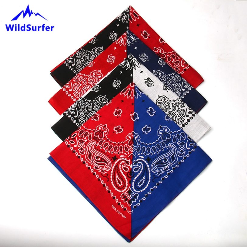 Paisley Patchwork Bandana Men Bicycle Head Wrap Scarf Women Cotton Wristband Snood Balaclava Fishing Mask B-Boy Scarves FJ08