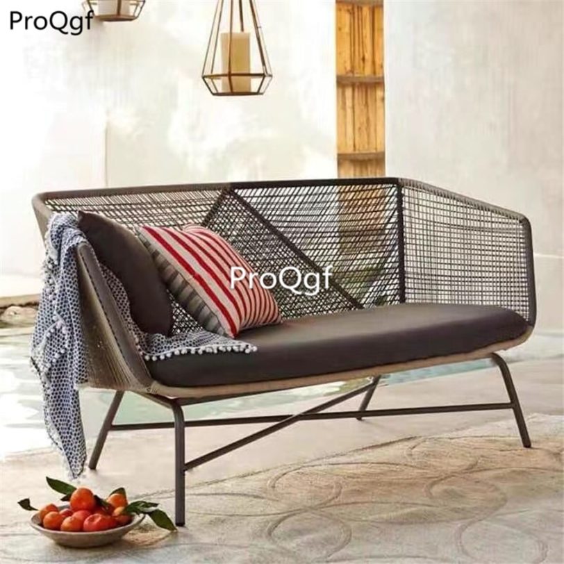 Prodgf 1 Set 145*75*70cm Minshuku rattan sofa