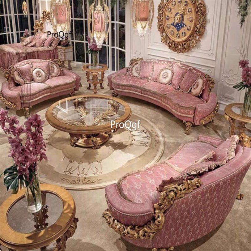 Prodgf 1Pcs A Set American pink Castle Princess Living Room Sofa 1