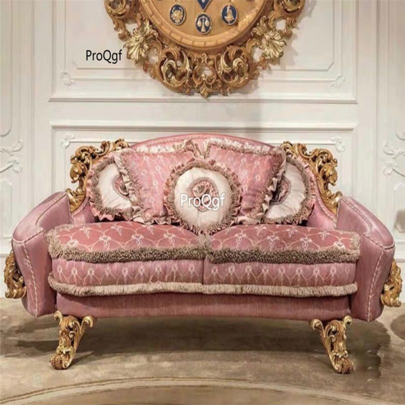 Prodgf 1Pcs A Set American pink Castle Princess Living Room Sofa
