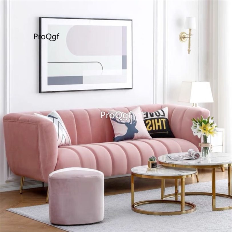 Prodgf 1Pcs A Set Minimalist Pink Life Minshuku Sofa