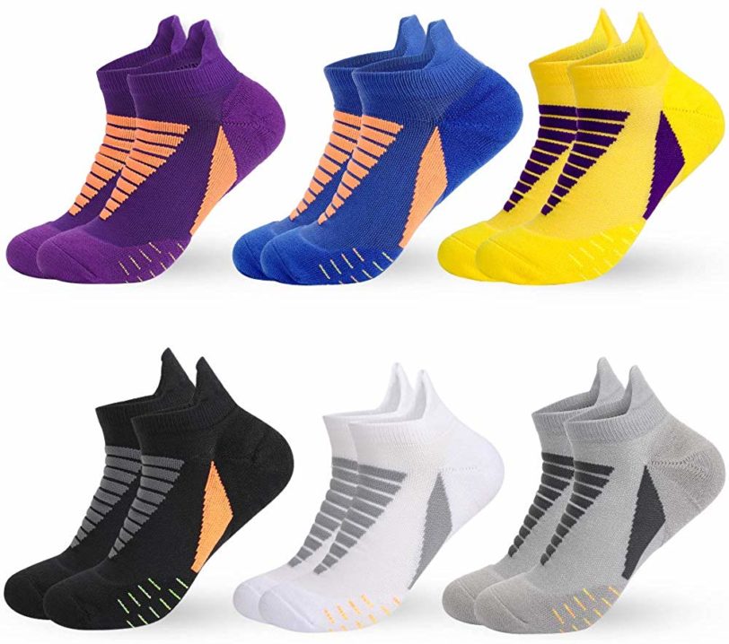 Professional Sports Socks Men Running Cotton Thick Terry Socks Summer Basketball Tennis Socks Shock Absorption Moisture Wicking