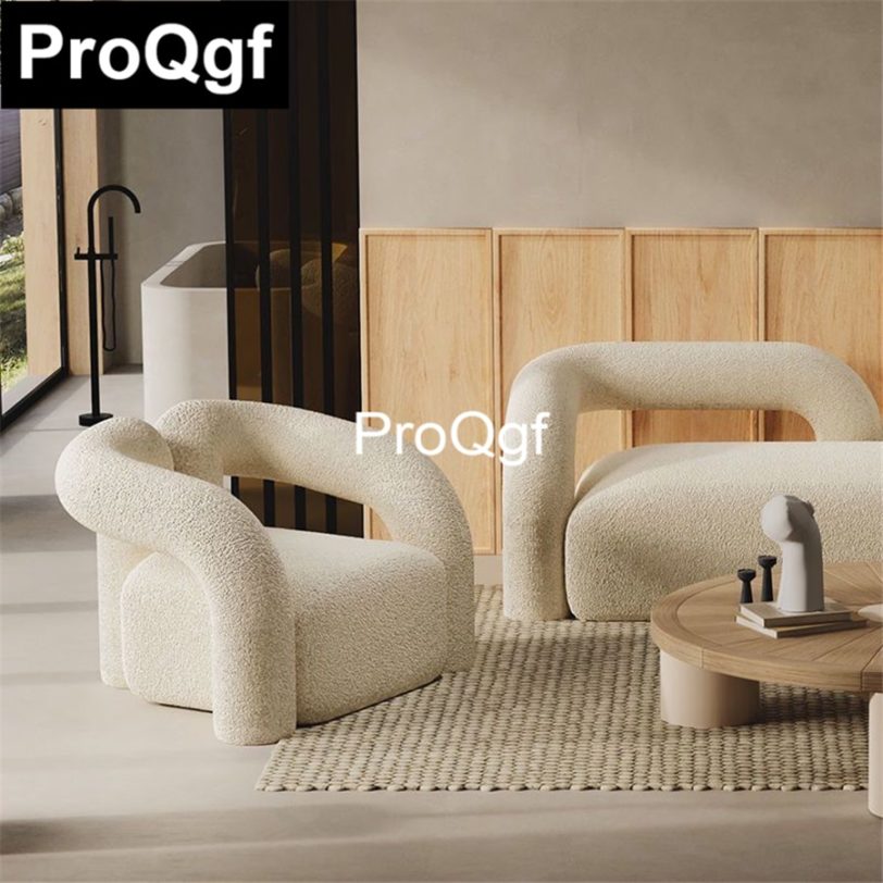 QGF 1Pcs A Set ins Simple Lazy Comfortable Arm Series Single Sofa