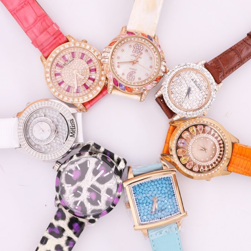 SALE Discount Melissa Crystal Old Types Men s Women s Watch Japan Mov t Fashion Hours