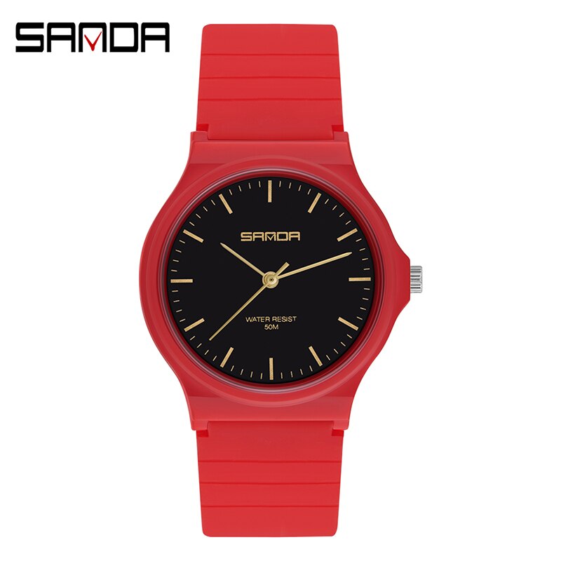 SANDA new watch fashion Simple women watches reloj mujer waterproof relogio feminino Student watch gift girl