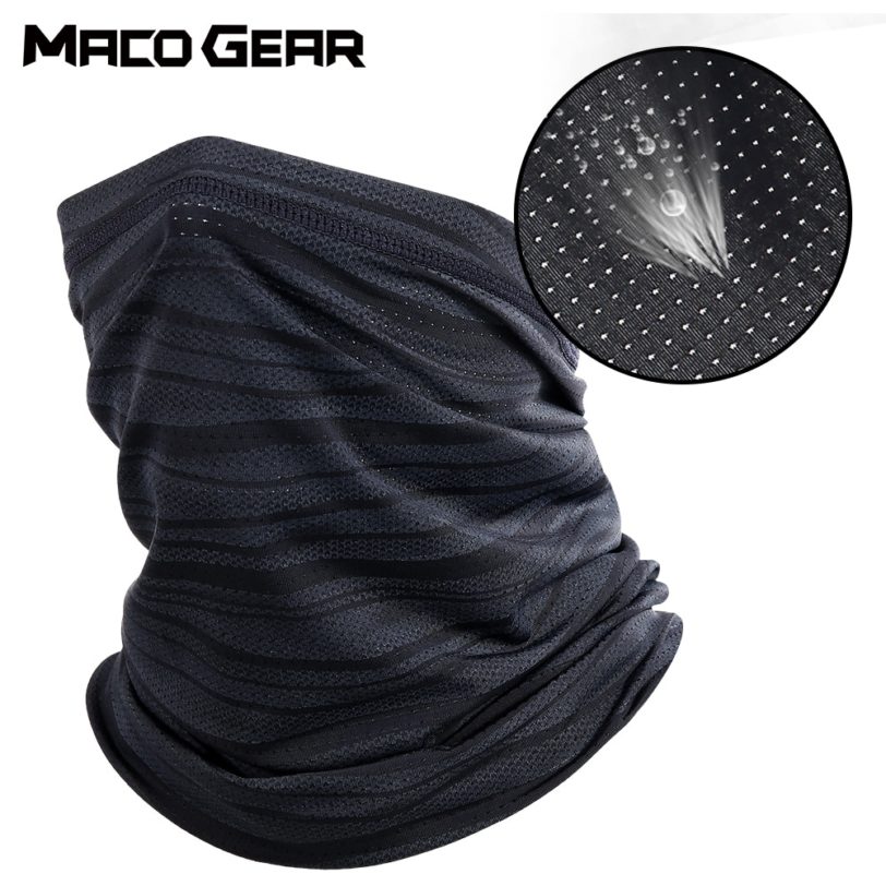 Summer Bandana Scarf Mask Half Face Cover Gaiter Neck Warmer Cycling Hiking Running Bicycle Sports Tube Masks Men Women Ice Silk