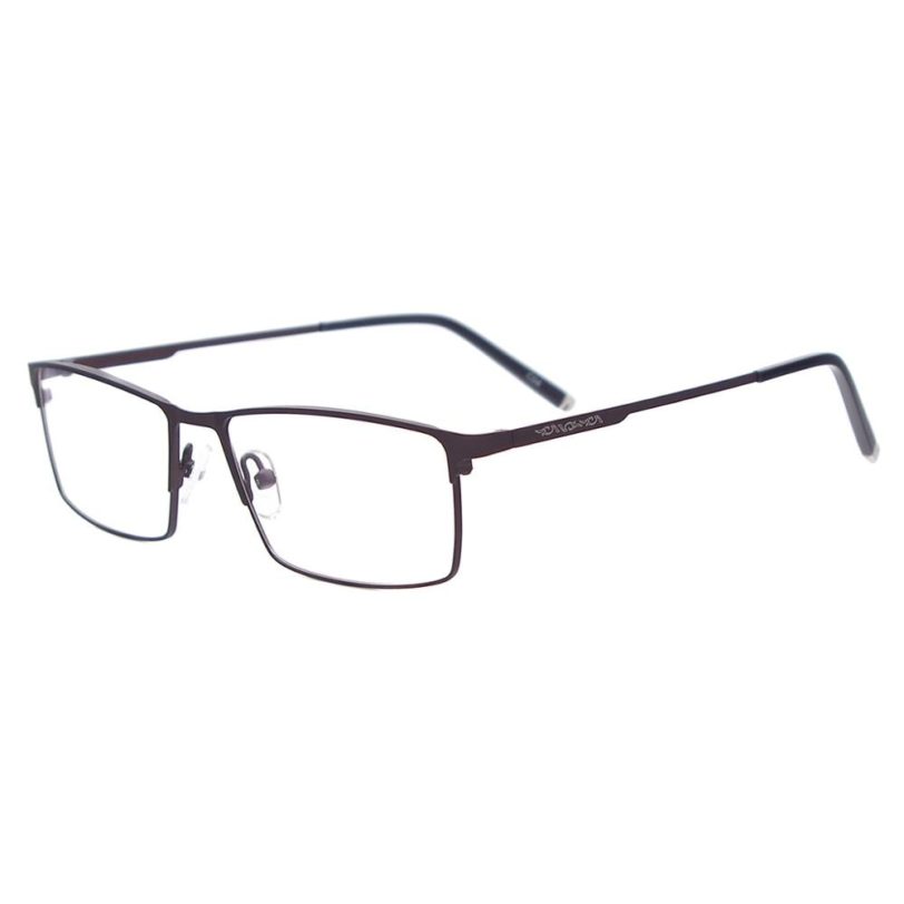 TendaGlasses Metal Full Rim Glasses Men Rectangle Prescription Eyeglass Frames For Optical Lenses Myopia and Reading