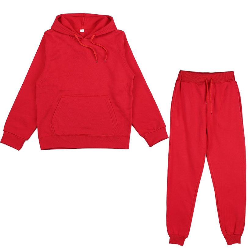 Tracksuits Men's Women's Hoodie Pants Set Oversized Long Sleeve Sportwear Tracksuit Set Autumn Winter Suits On Fleece Men Women