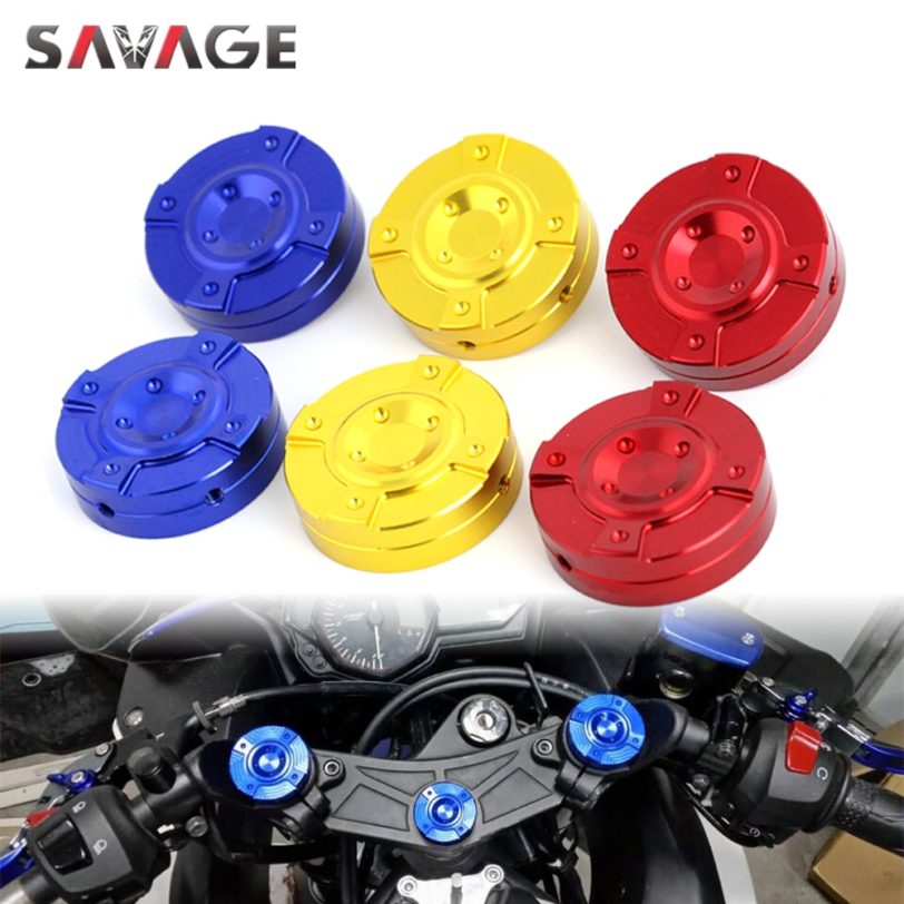 Triple Tree Stem Yoke Center Cap Front Fork Covers For YAMAHA YZF-R25 YZF-R3 2014-2018 Motorcycle Accessories YZF R25 R3