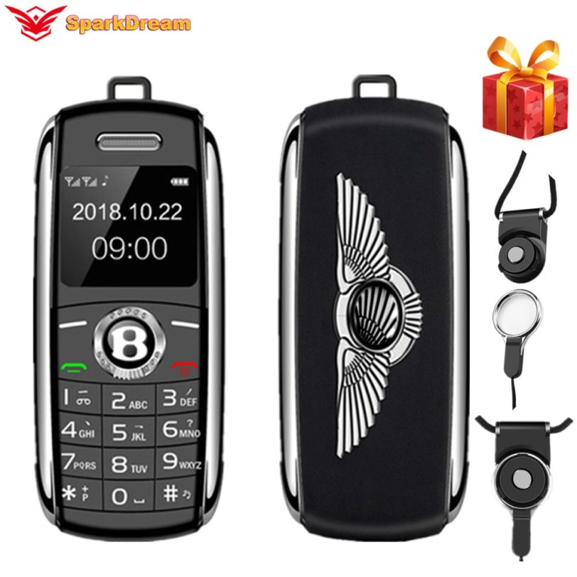 Unlocked Mini Mobile Phone Bluetooth Dialer 0.66 Inch With Hands Mini Telephone MP3 Magic Voice Dual Sim Smallest Cell Phone